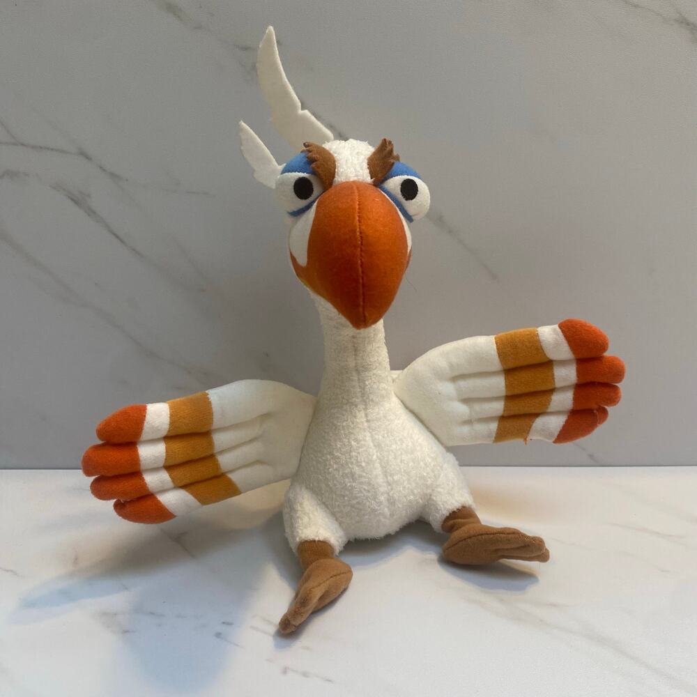 Disney ZaZu Plush Presents The Lion King Broadway Musical Bird Stuffed Animal 8"